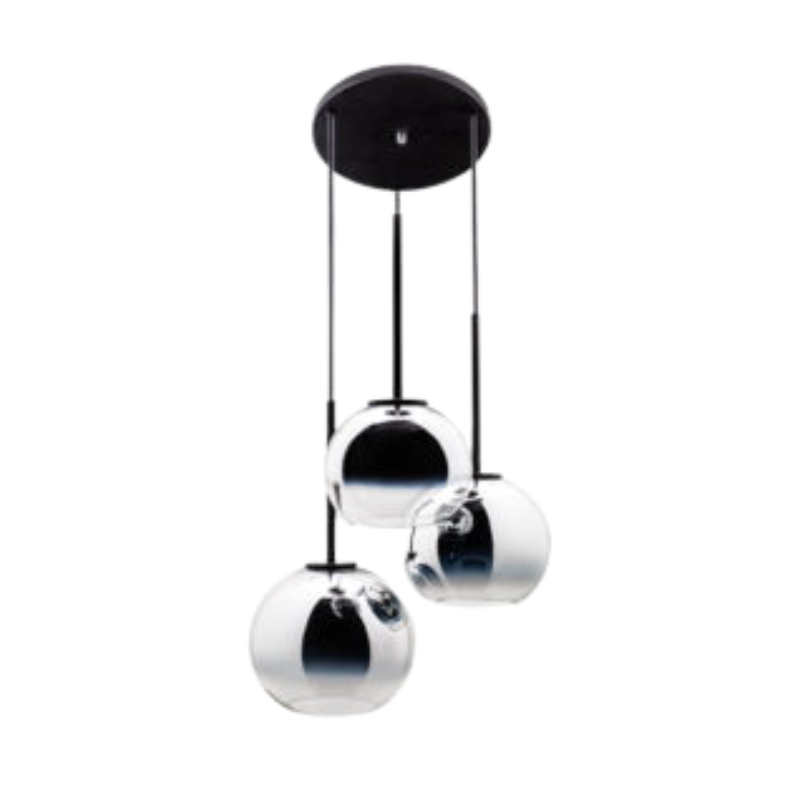 MX-CL7018-N/CR - Colgante Tres Esferas Color Cromo